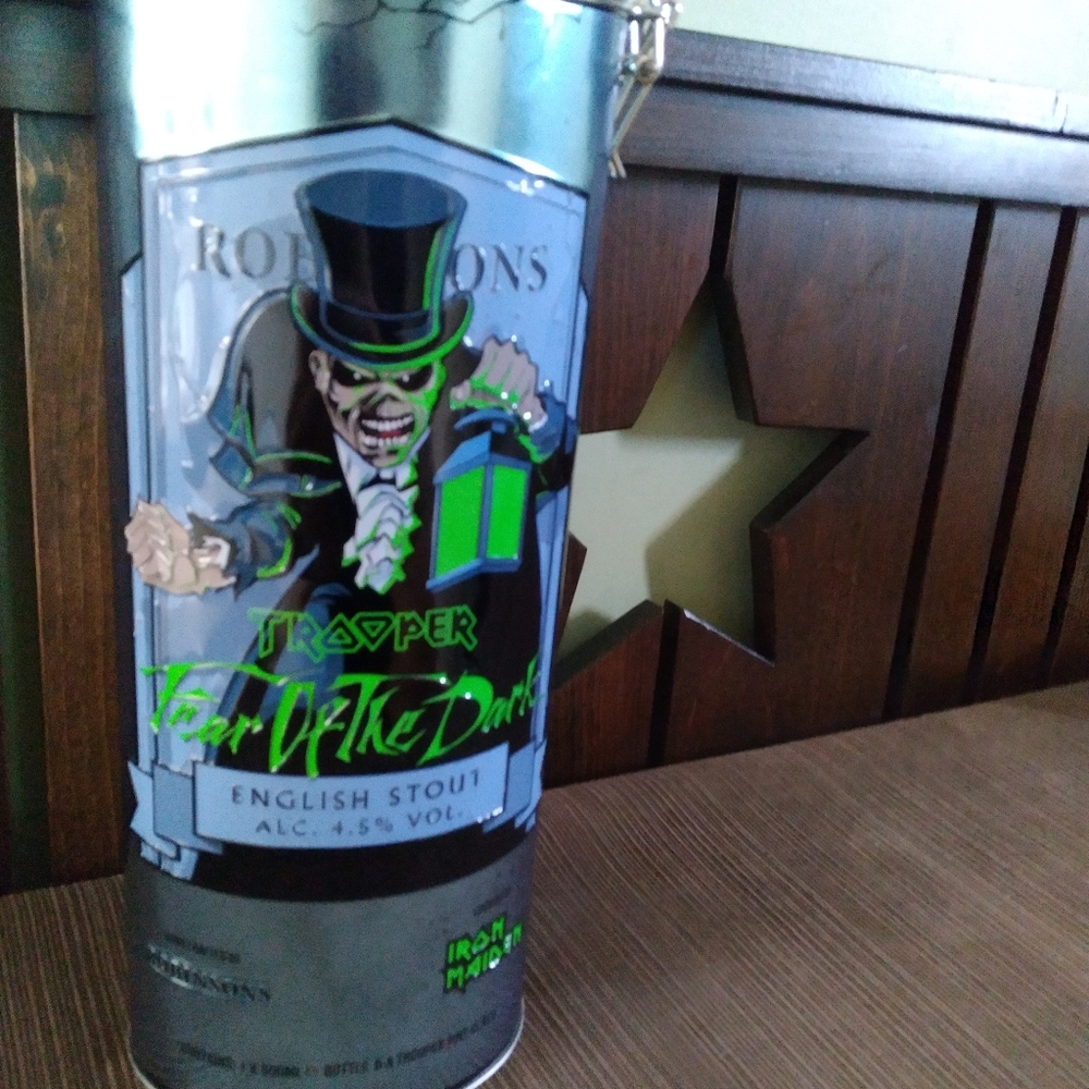 Iron Maiden Fear Of The Dark English Stout Gift Tin. **Tin Only**